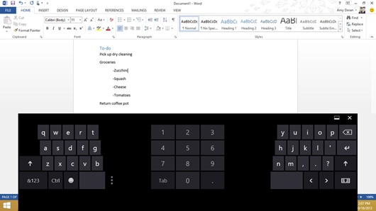 thumb keyboard