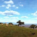 Paisaje en Flight Simulator