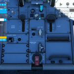 Cabina de avión en Flight Simulator